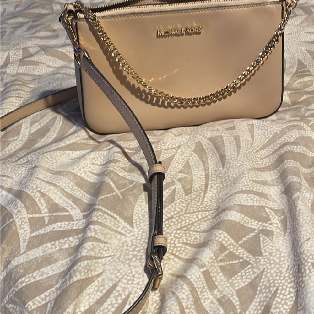 Michael Kors Crossbody Bag with Gold Chain